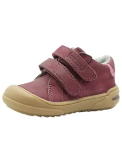 Leder-Sneakers in Lila