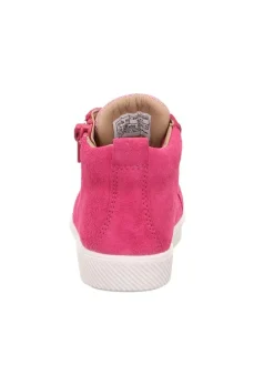 Leder-Sneakers in Pink