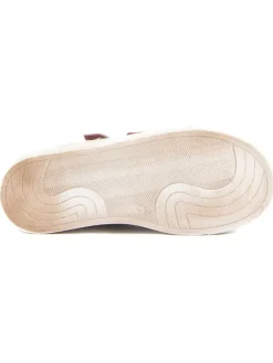 Leder-Sneakers in Rosa