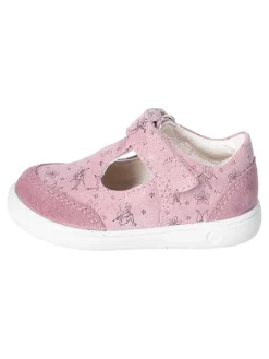 Leder-Sneakers in Rosa