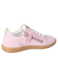 Leder-Sneakers in Rosa