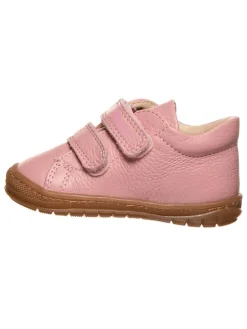 Leder-Sneakers in Rosa