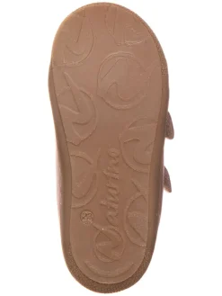 Leder-Sneakers in Rosa