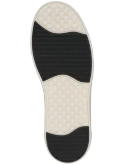 Leder-Sneakers in Schwarz