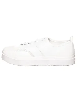 Leder-Sneakers in Weiß