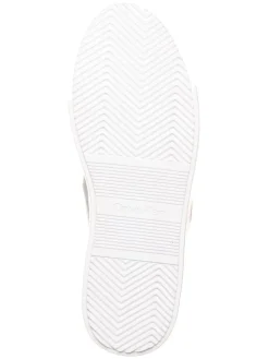 Leder-Sneakers in Weiß