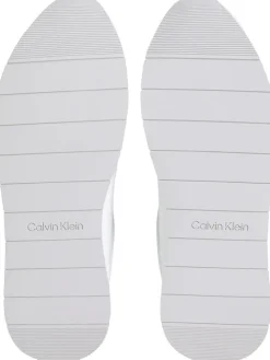 Leder-Sneakers in Weiß