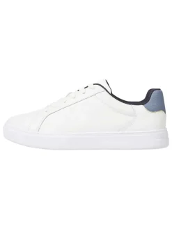 Leder-Sneakers in Weiß