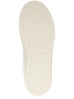 Leder-Sneakers in Weiß