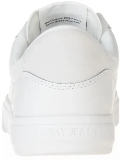 Leder-Sneakers in Weiß