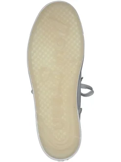 Leder-Sneakers in Weiß