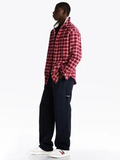 Leder-Sneakers in Weiß