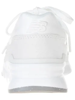 Leder-Sneakers in Weiß