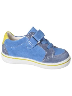 Leder-Sneakers "Jaccy" in Blau