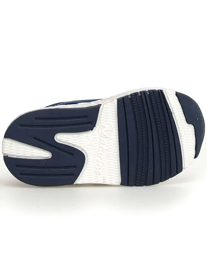 Leder-Sneakers "Jesko 2" in Blau/ Grau