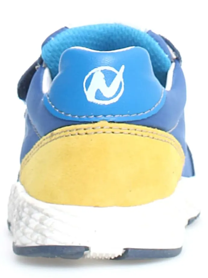 Leder-Sneakers "Jesko 2" in Gelb/ Blau