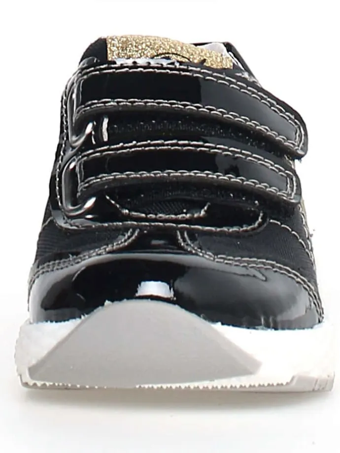 Leder-Sneakers "Jesko 2" in Gold/ Schwarz