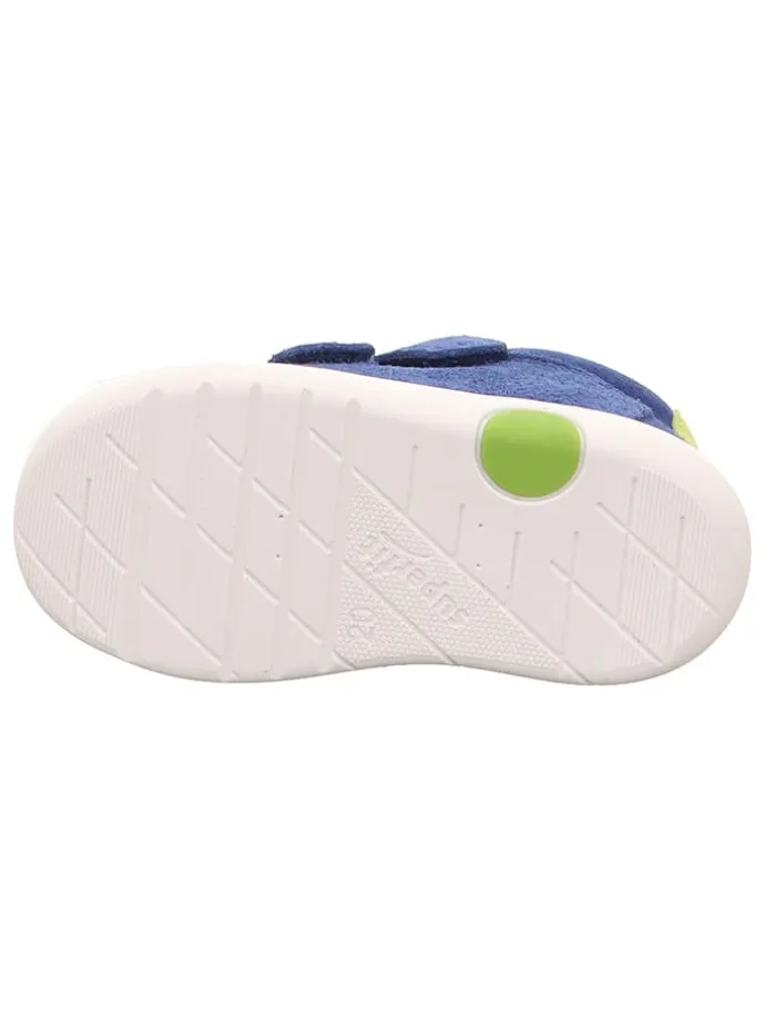 Leder-Sneakers "Lillo" in Blau