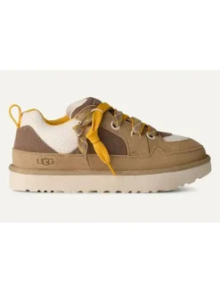 Leder-Sneakers "Lowmel" in Hellbraun
