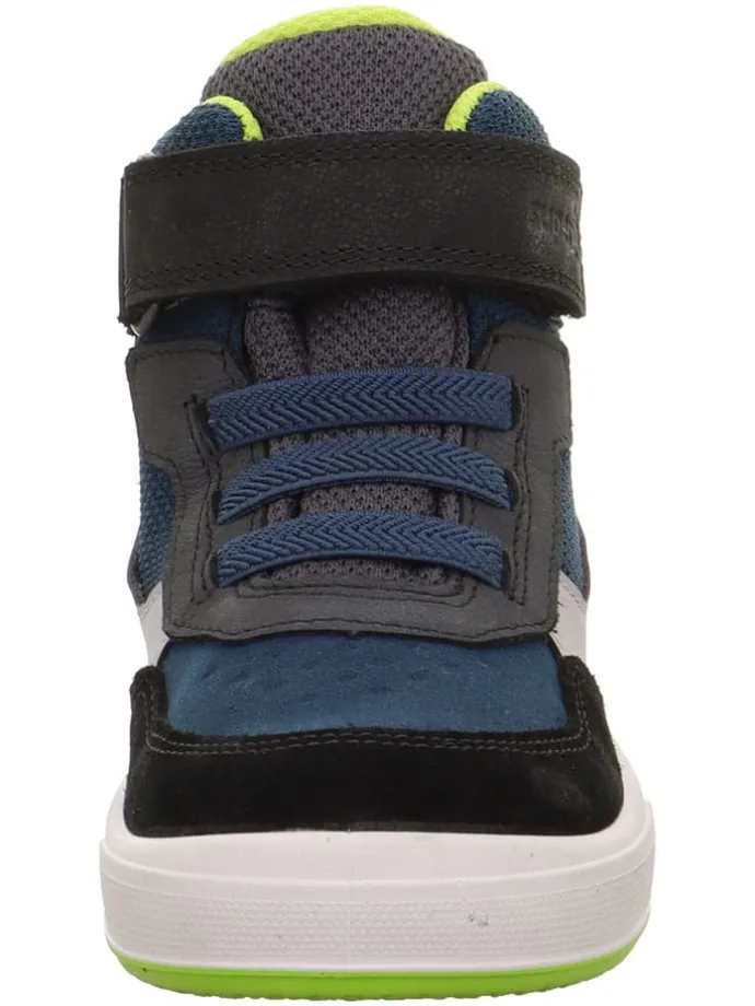 Leder-Sneakers "Maverick" in Dunkelblau