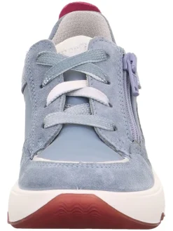 Leder-Sneakers "Melody" in Hellblau