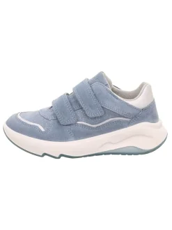 Leder-Sneakers "Melody" in Hellblau
