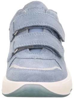 Leder-Sneakers "Melody" in Hellblau