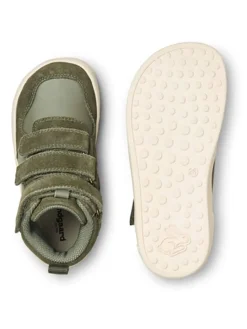 Leder-Sneakers "Nero" in Khaki