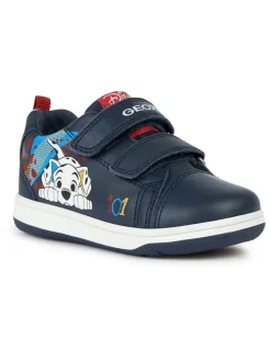 Leder-Sneakers "New Flick" in Dunkelblau