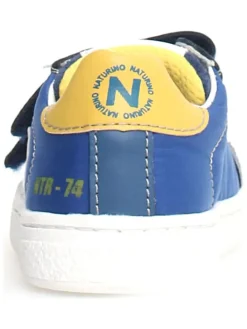 Leder-Sneakers "Pinn" in Blau