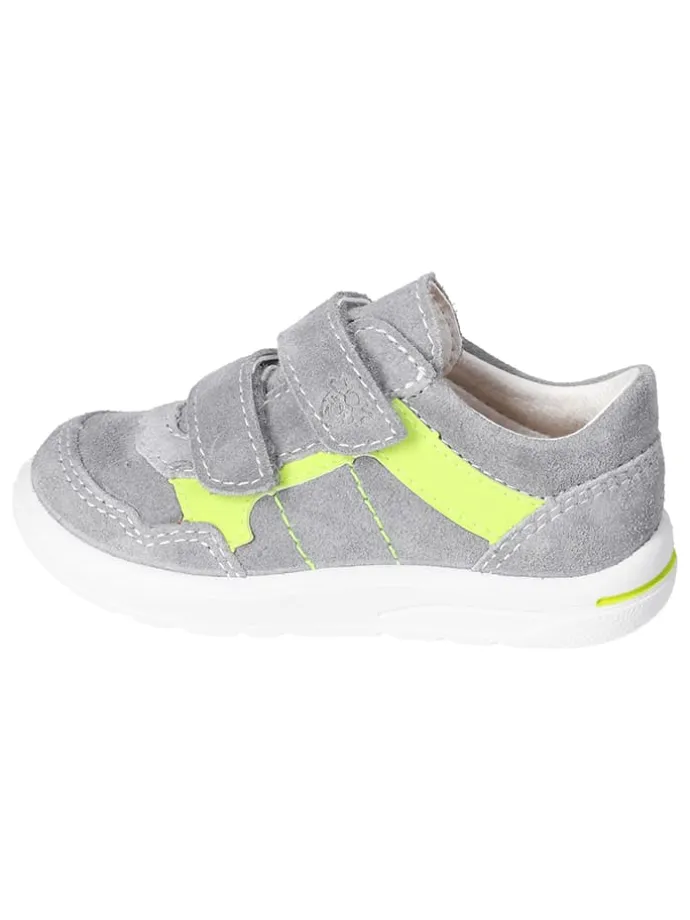 Leder-Sneakers "Pius" in Grau