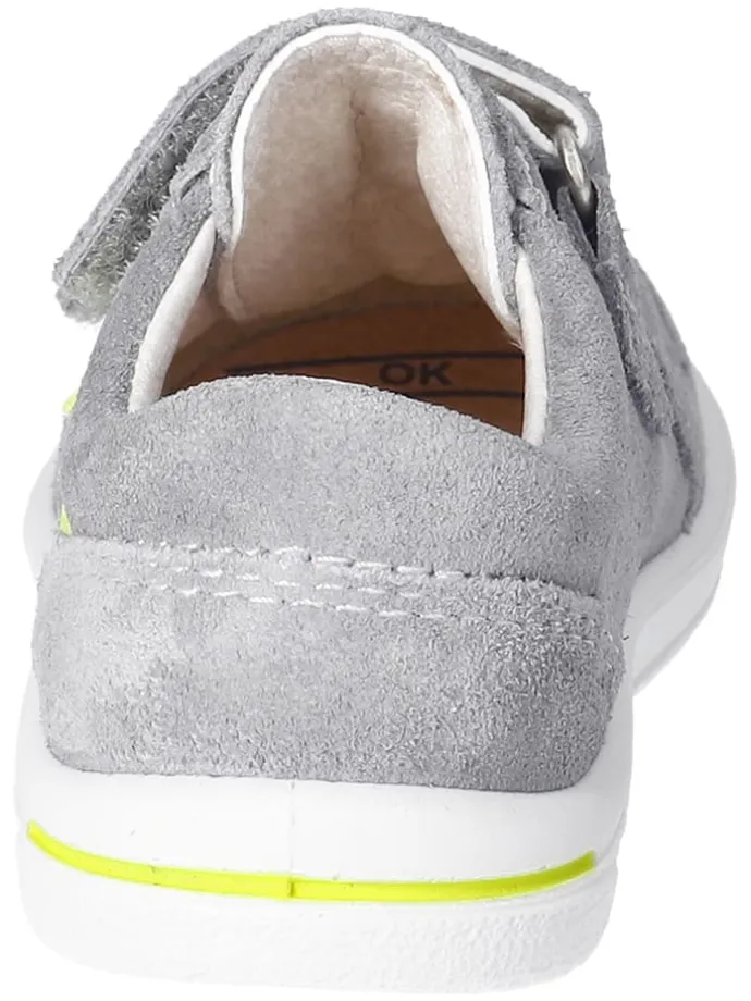 Leder-Sneakers "Pius" in Grau