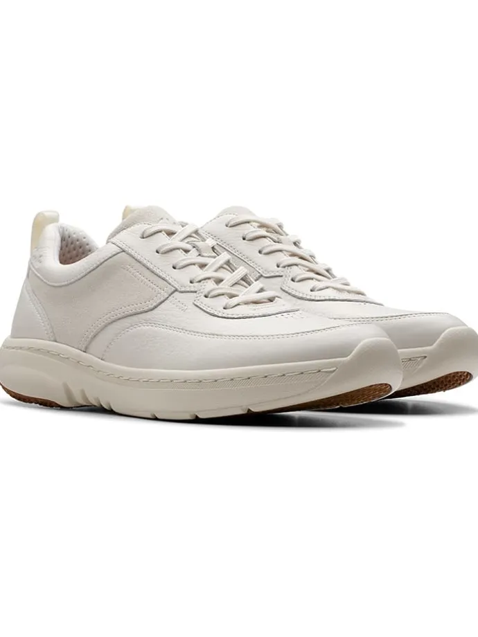 Leder-Sneakers "Pro Lace" in Weiß