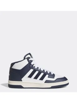 Leder-Sneakers "Rapid Court Mid" in Dunkelblau/ Weiß