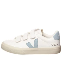 Leder-Sneakers "Recife" in Weiß/ Hellblau