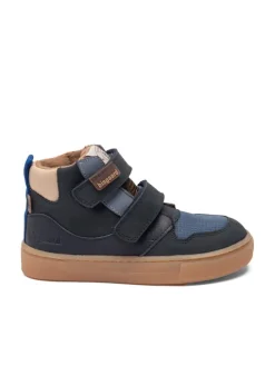Leder-Sneakers "Roy" in Dunkelblau