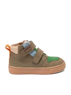 Leder-Sneakers "Roy" in Khaki
