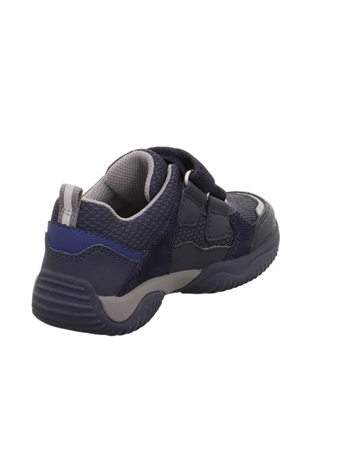 Leder-Sneakers "Storm" in Dunkelblau