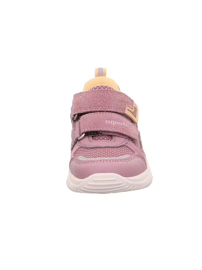 Leder-Sneakers "Storm" in Rosa/ Orange