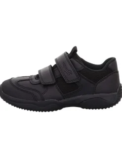 Leder-Sneakers "Storm" in Schwarz