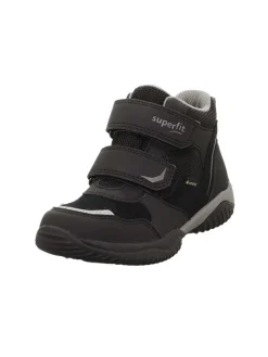 Leder-Sneakers "Storm" in Schwarz