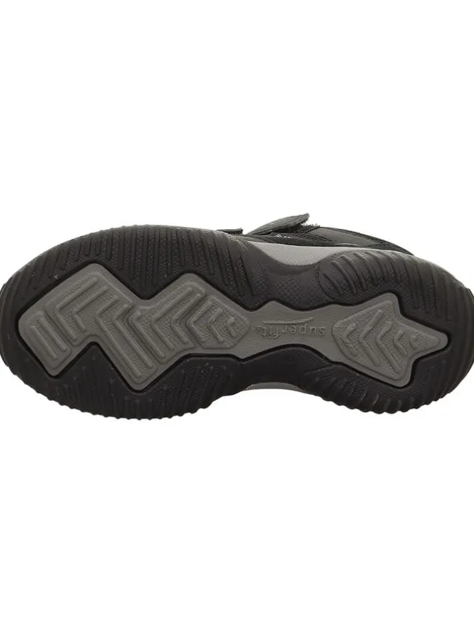 Leder-Sneakers "Storm" in Schwarz