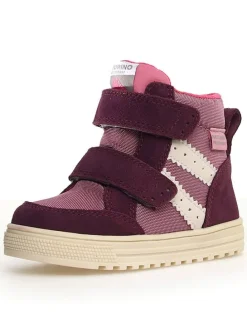 Leder-Sneakers "Tabby" in Lila/ Rosa