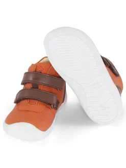 Leder-Sneakers "The Walk Strap Sporty" in Orange