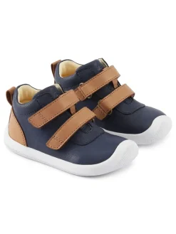 Leder-Sneakers "The Walk Strap Sporty" in Dunkelblau