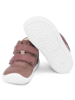 Leder-Sneakers "The Walk Strap Sporty" in Dunkelrosa