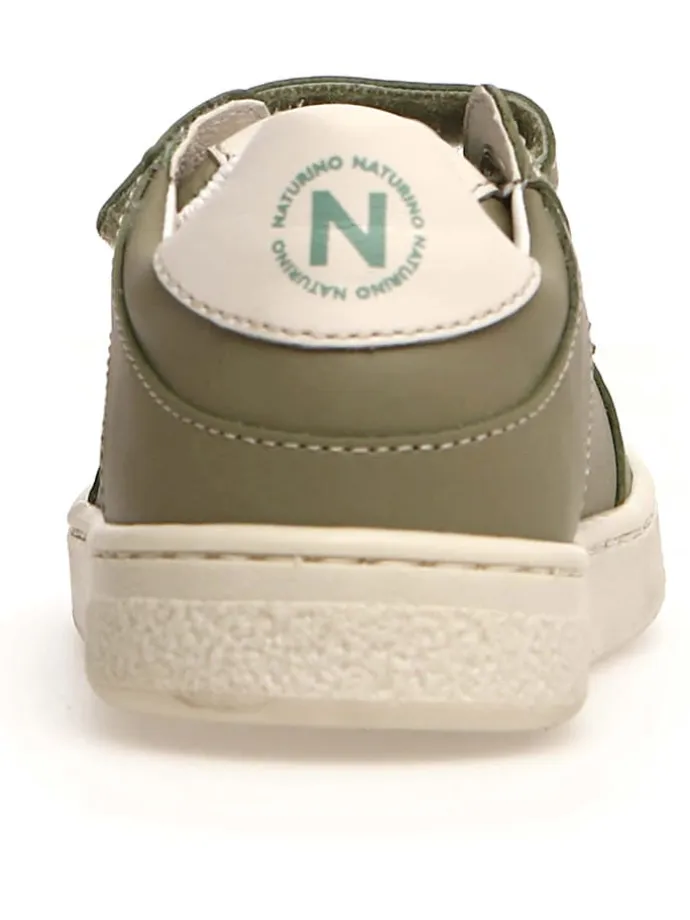 Leder-Sneakers "Theral" in Khaki