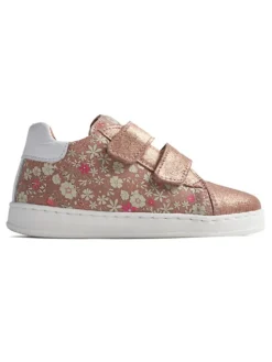 Leder-Sneakers "Velo" in Rosa