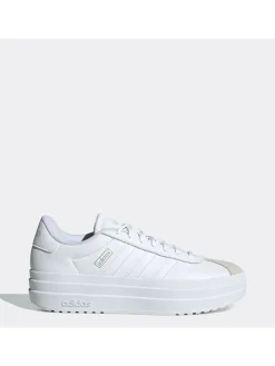 Leder-Sneakers "VL Court Bold" in Weiß/ Beige