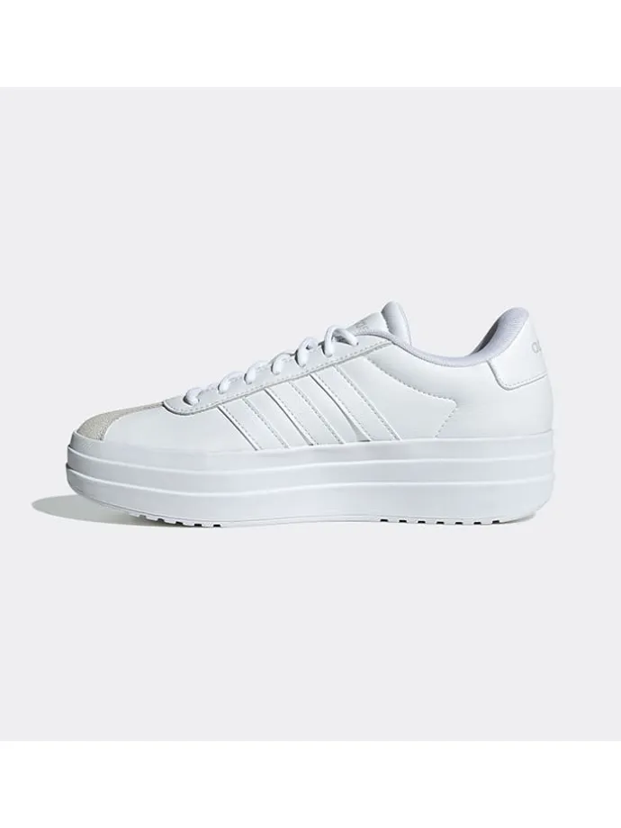 Leder-Sneakers "VL Court Bold" in Weiß/ Beige